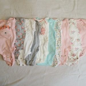 Carter's long sleeve onesie bundle!